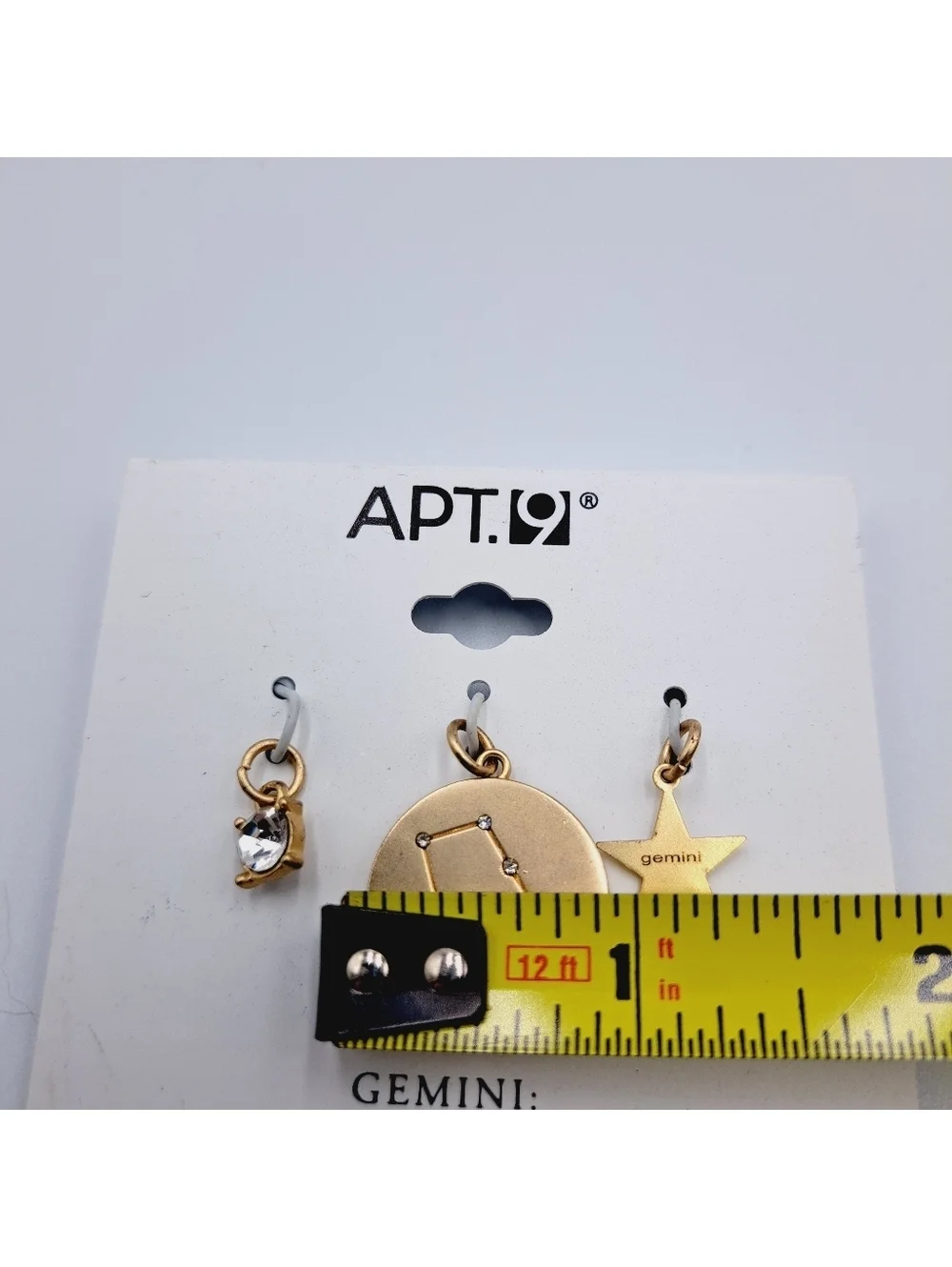 Gemini Zodiac Pendant Charm Set